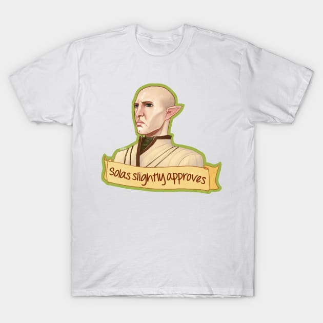 Solas Slightly Approves T-Shirt by crackedblackinc